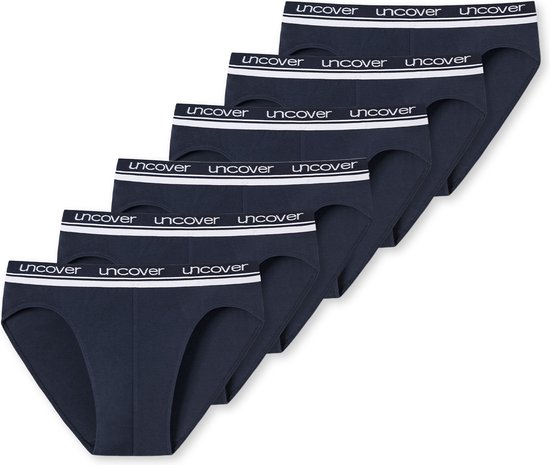 Uncover by Schiesser Heren rio-slip / onderbroek 6 pack Basic