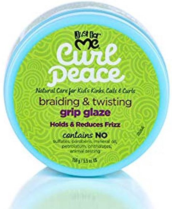 Just For Me - Curl Peace Braiding & Twisting Grip Glaze - 156gr van Just For Me — afbeelding 2
