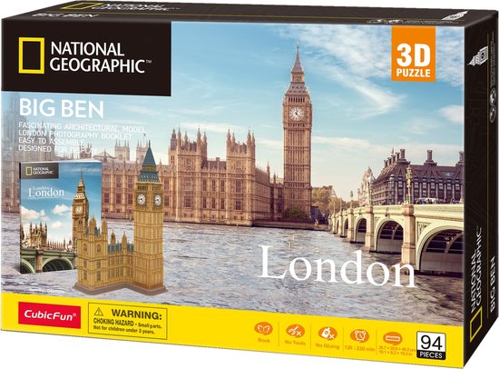 Big Ben 3D puzzel