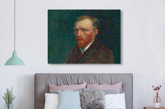 Toile - Peinture Art - Van Gogh - Maîtres Anciens - Autoportrait - 160x120 cm - Décoration Décoration murale - Chambre