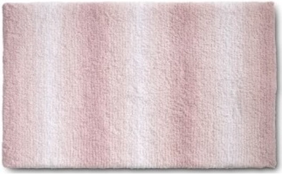 Badmat, 80 x 50 cm, Polyester, Oud Roze - Kela | Ombre