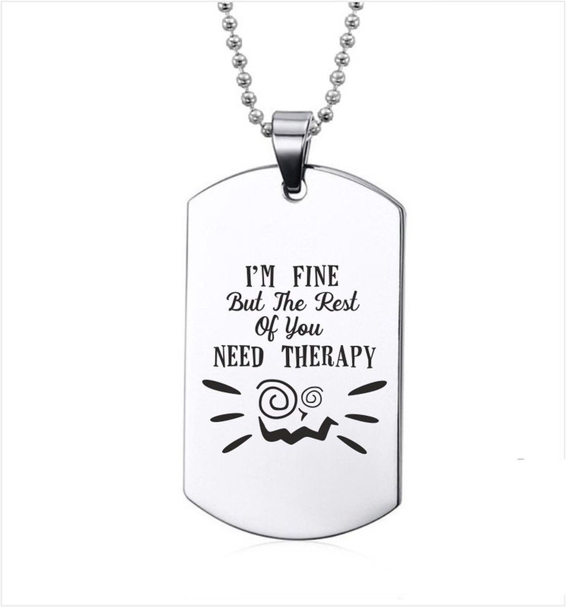 Ketting RVS - Need Therapy