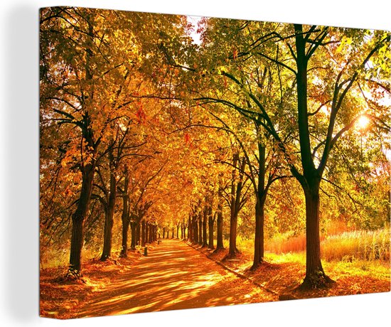 Canvas Schilderij Herfst - Wanddecoratie