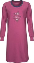 Tenderness Dames Nachthemd - Donker Roze - Maat XL