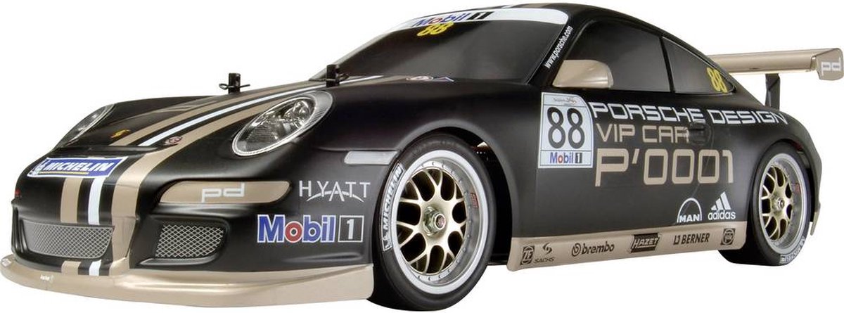 Tamiya 51336 1:10 Body Porsche 911 GT3 Cup VIP 190 mm Ongeverfd niet gesneden