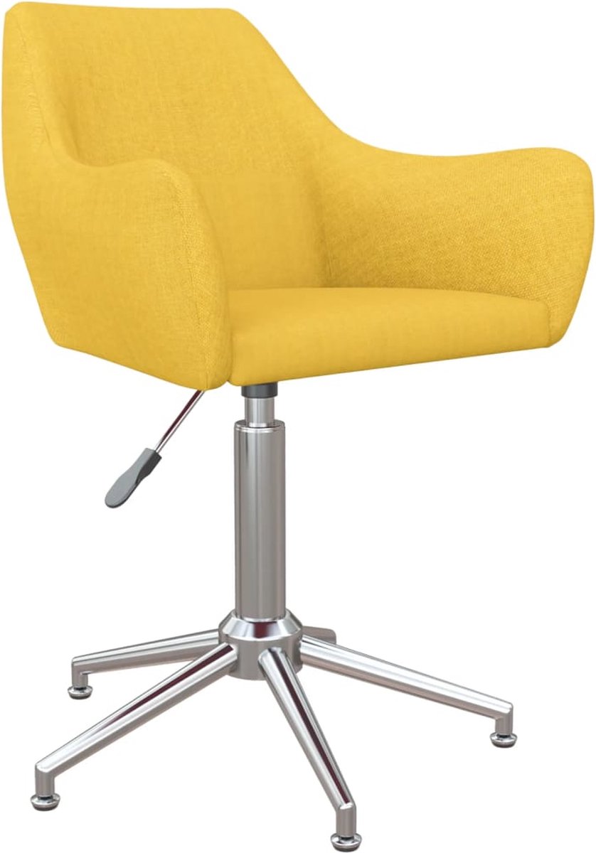 Prolenta Premium - Kantoorstoel draaibaar stof geel