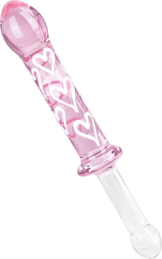 EIS, dildo, 'glazen dildo met hart-applicatie', borosilicaatglas | bol