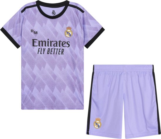 Real Madrid uit tenue 22/23 - Real Madrid tenue - Voetbaltenue kinderen - maat 128