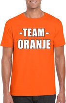 Sportdag team oranje shirt heren XL
