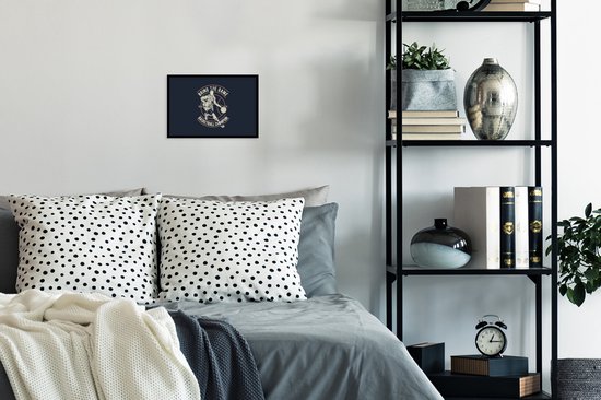 Affiche avec cadre Basketbal - Sport - Rétro - 30x20 cm