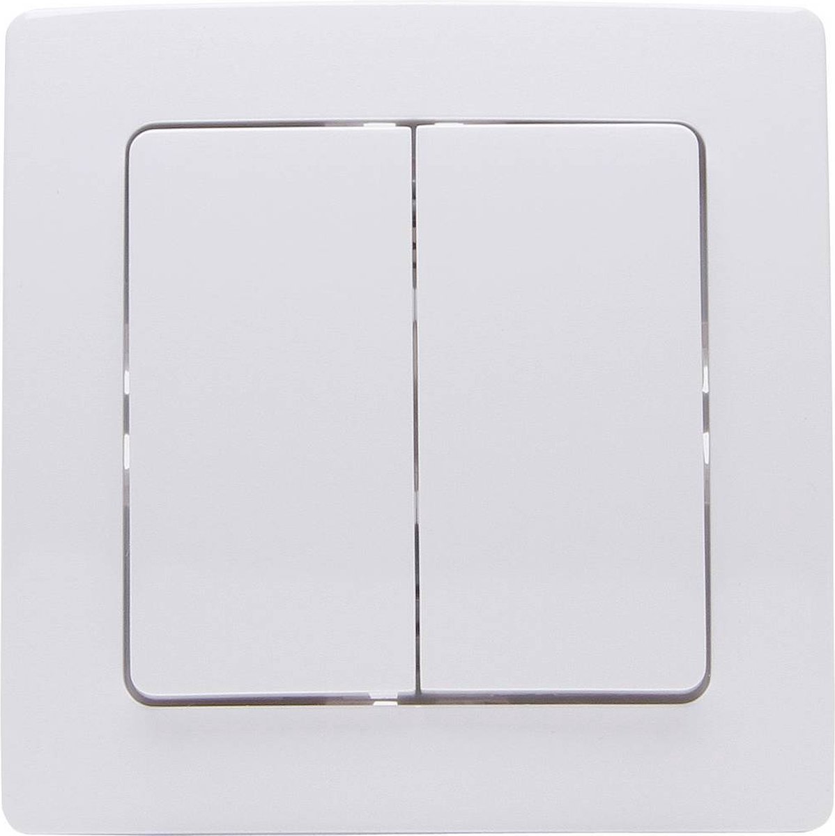 Kopp Free Control 822101217 2-kanaals Wandschakelaar Arctisch-wit