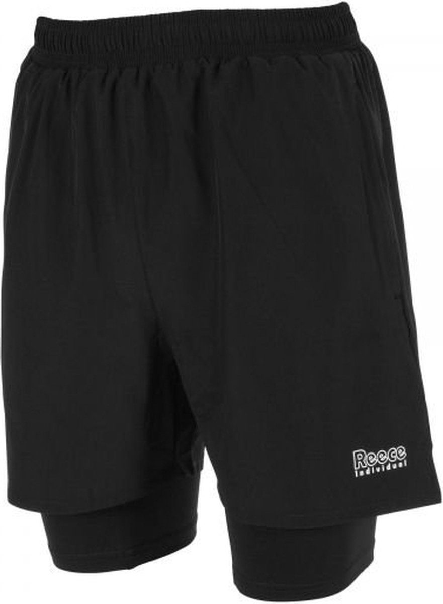 Reece - Individual Active Sports 2- in -1 Shorts - Sportbroek - Maat XL - Zwart