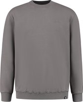 Purewhite - Heren Regular Fit Sweater - Grijs - Maat XL