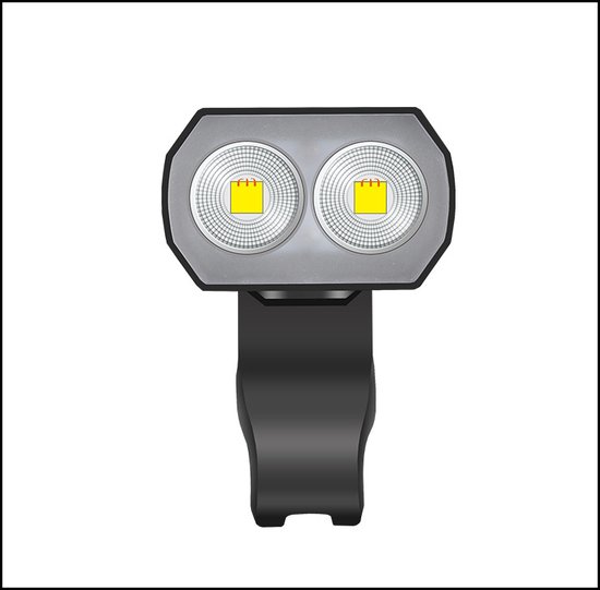 Xtraworks- Waterdichte Fietsverlichting set- USB Oplaadbaar-voor en achter-zwart — afbeelding 3