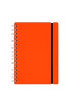 Vacavaliente - Studio Notitieboek A5 - Gerecycled Leer - Oranje