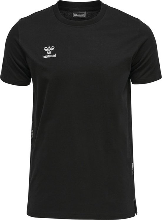 Hummel Move Grid Cotton T-Shirt - sportshirts - zwart - Unisex