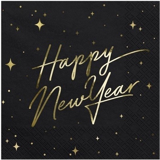 HOWAF 2025 New Year Photo Booth Props, 26 Happy New Year Photo Props for New Year's Eve Decorations 2025 New Year's Eve Party Selfie Props New Year Glasses for New Year's Eve