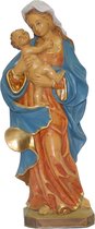 Euromarchi Maria beeldje - met kindje Jezus - 25 cm - polystone - religieuze beelden