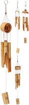 Pro Garden Carillons éoliens en bambou 6x10x75cm (par pièce) (1 pièce) assortis