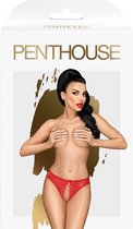 Penthouse Lingerie Hot Getaway - Erotische Lingerieset - Kruisloze String -  Maat M/L 