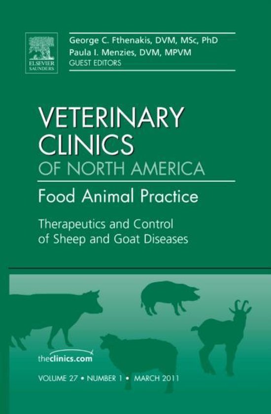 Therapeutics And Control Of Sheep And Goat Diseases, An Issu - cover