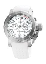 Max 5 -MAX451 - Horloge - Rubber - Wit - 47 mm