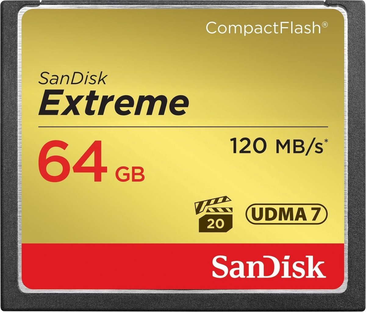 Bol Com Sandisk Extreme Compactflash Kaart 64 Gb