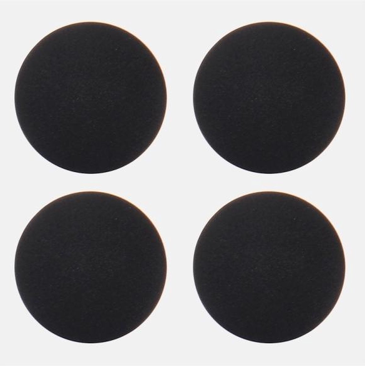 4 PCS for Macbook Pro Retina 13.3 inch & 15.4 inch (2012-Early 2015) A1398 & A1425 & A1502 bodembehuizing Rubberen Voetjes (zwart)