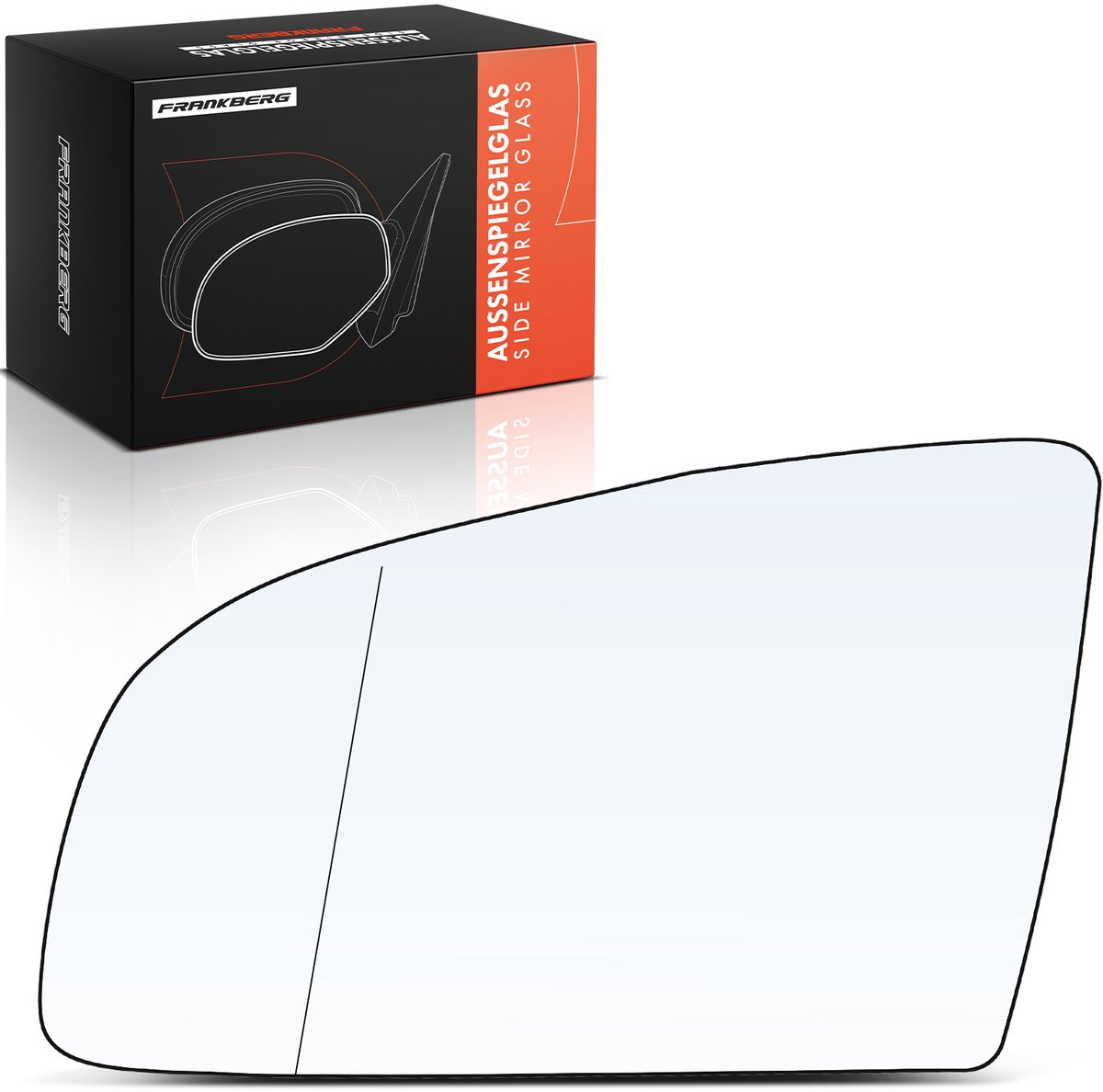 Frankberg 1x Buitenspiegelglas links voor Audi A4 8E2 A4 Avant 8E5