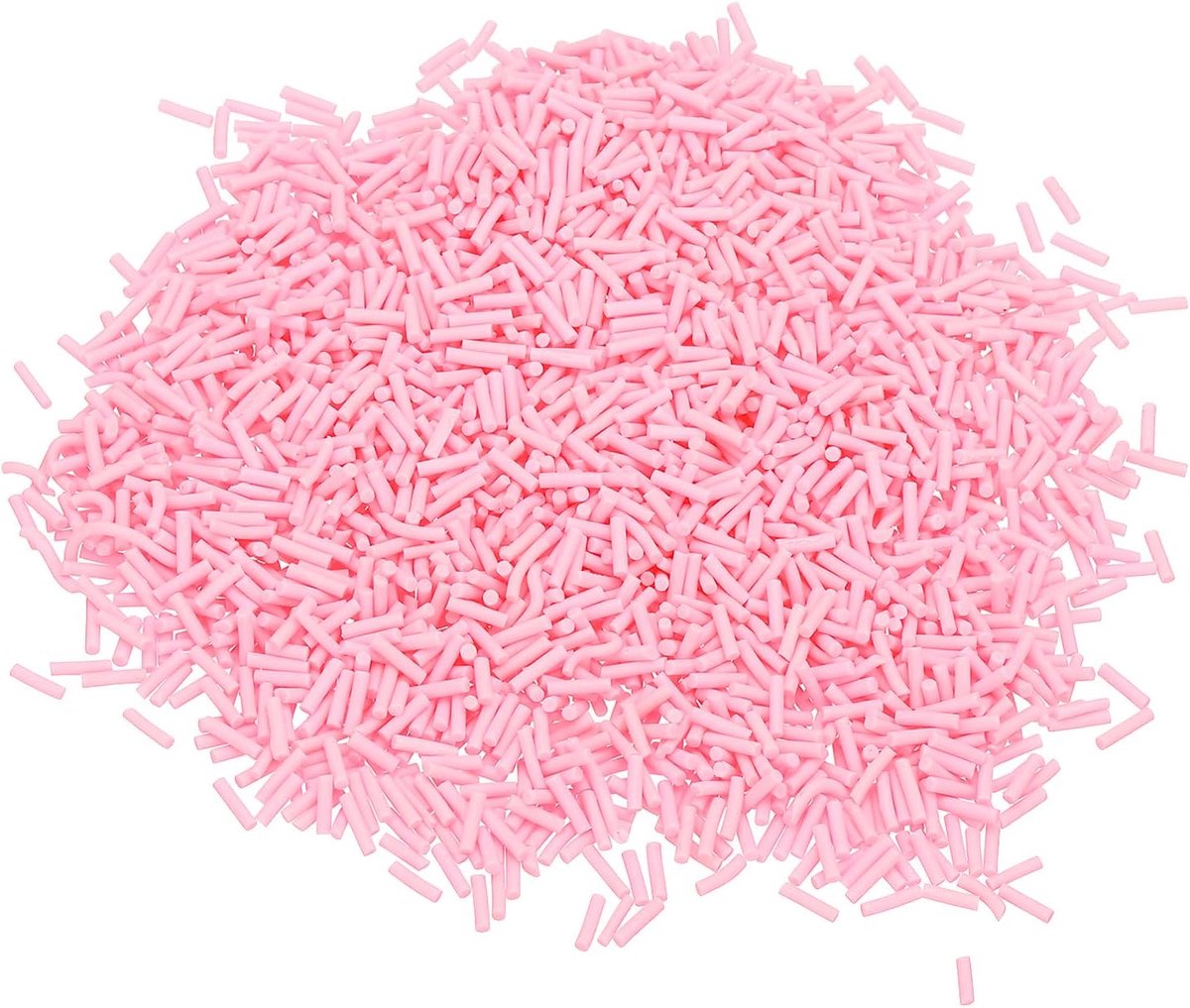 50g Kunstmatige Kattenbakvulling - Polymer Kleivulling - Candy Nail Art - Litter DIY Ambachten - Cake Telefoon Case - Hars Nail Art Schijven - Polymer Schijven - Roze