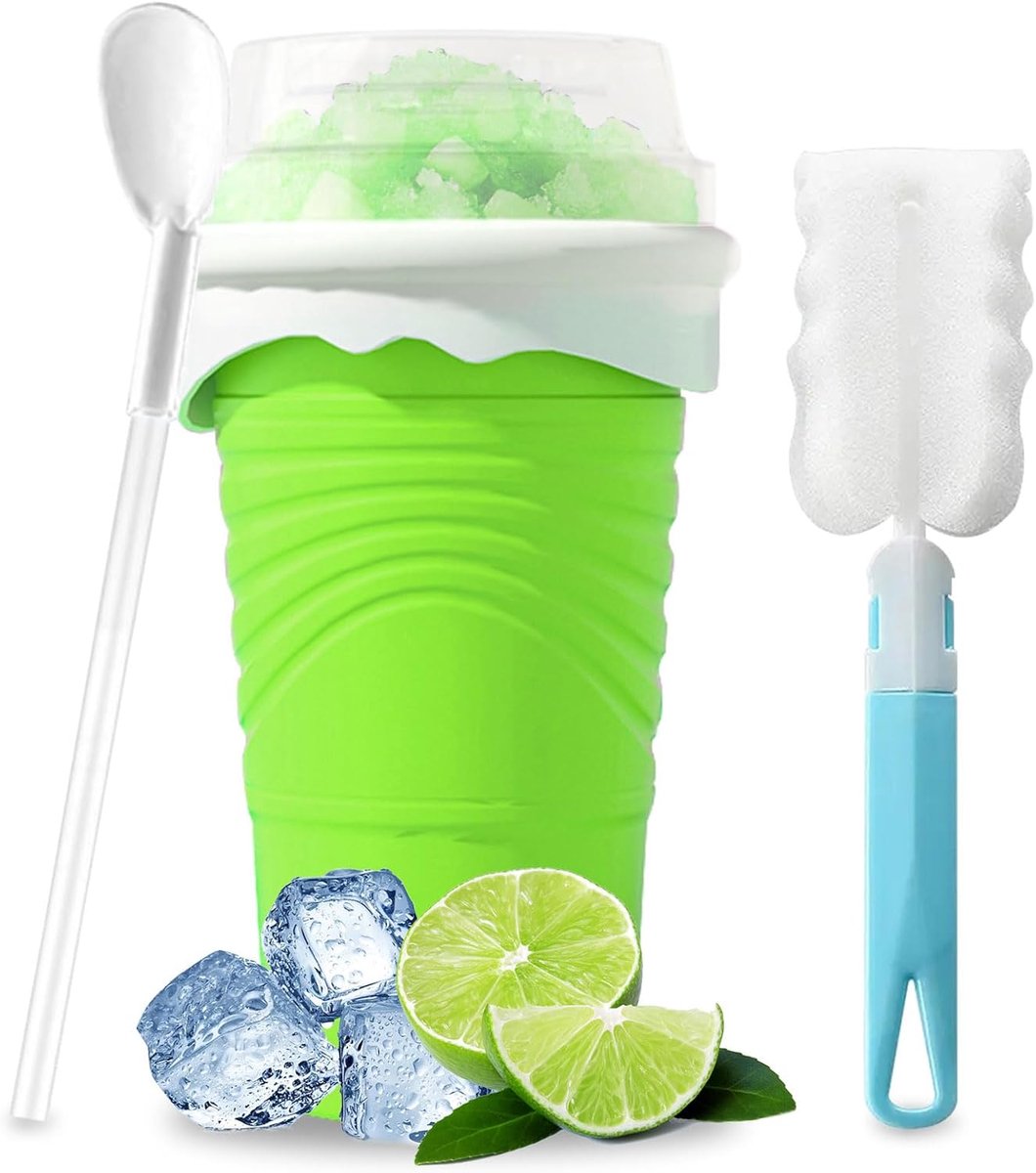 Slushy Maker - Slush Puppy Maker - IJscrusher - Slush Puppy Beker - Slushy Puppy Maker - Slush Maker - Slushy Cup - Groen