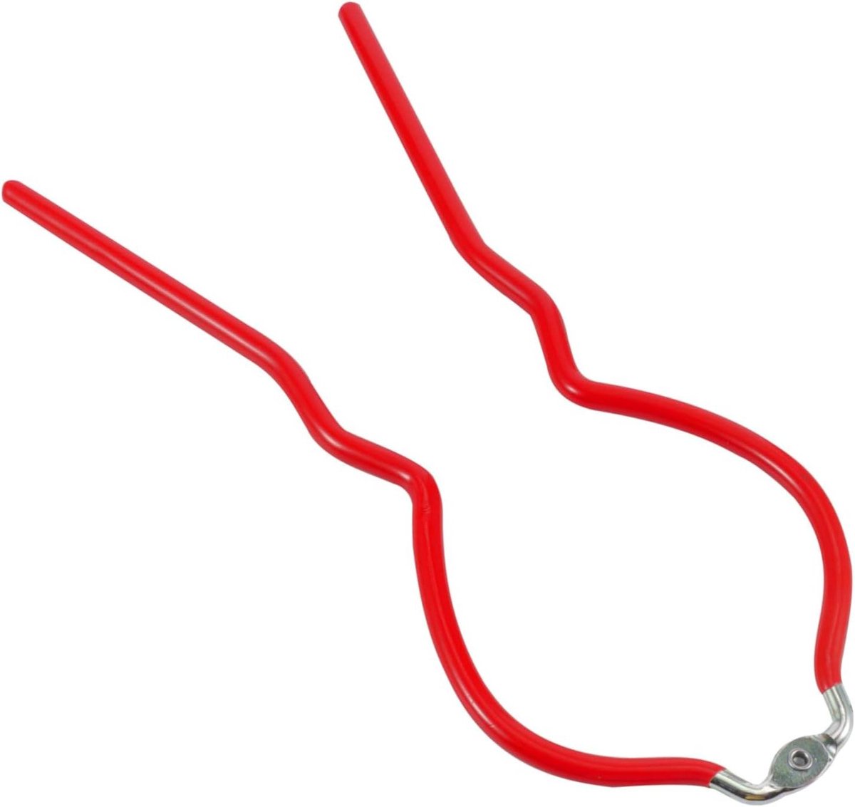 Flessen Klem Tang - Pot Grijper - Hete Potten Pakken - Verlengd Handvat - 27 cm Lengte - Rood