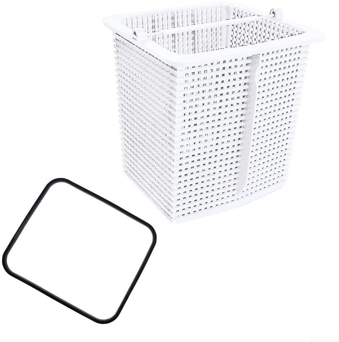Dailygoods- Zwembad Skimmer Mand Perfecte Vervanging - Mand voor Super Pump - Dekselpakking - Filtert Bladeren/Puin - Verbeterde Functionaliteit - Filtermand