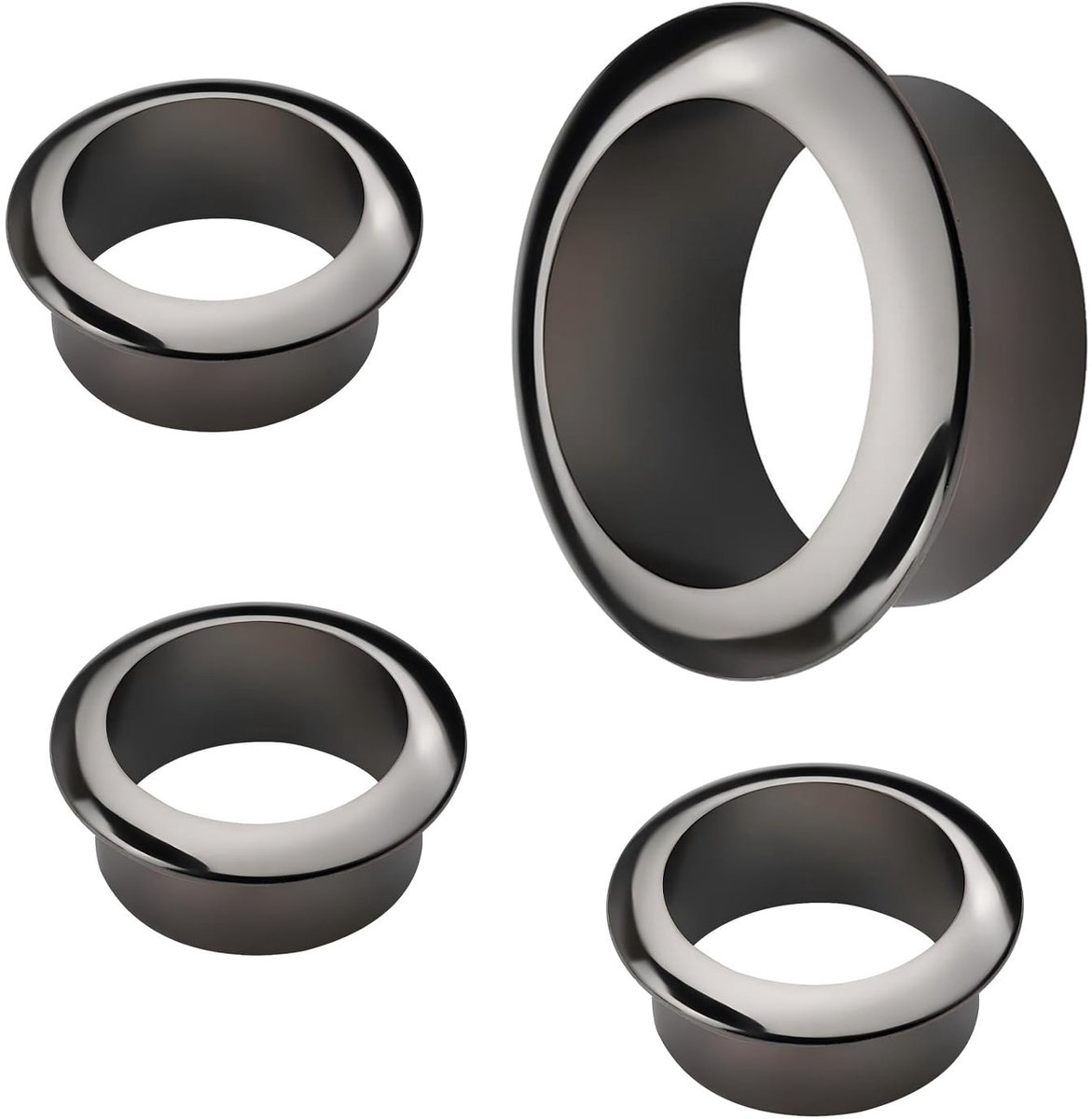 Dailygoods- Bureaudoorvoergat 30mm - Kabeldoorvoer 35mm - Kabeldoorvoer 48mm - Kabeldoorvoer 59mm - ABS Materiaal - Duurzaam en Flexibel