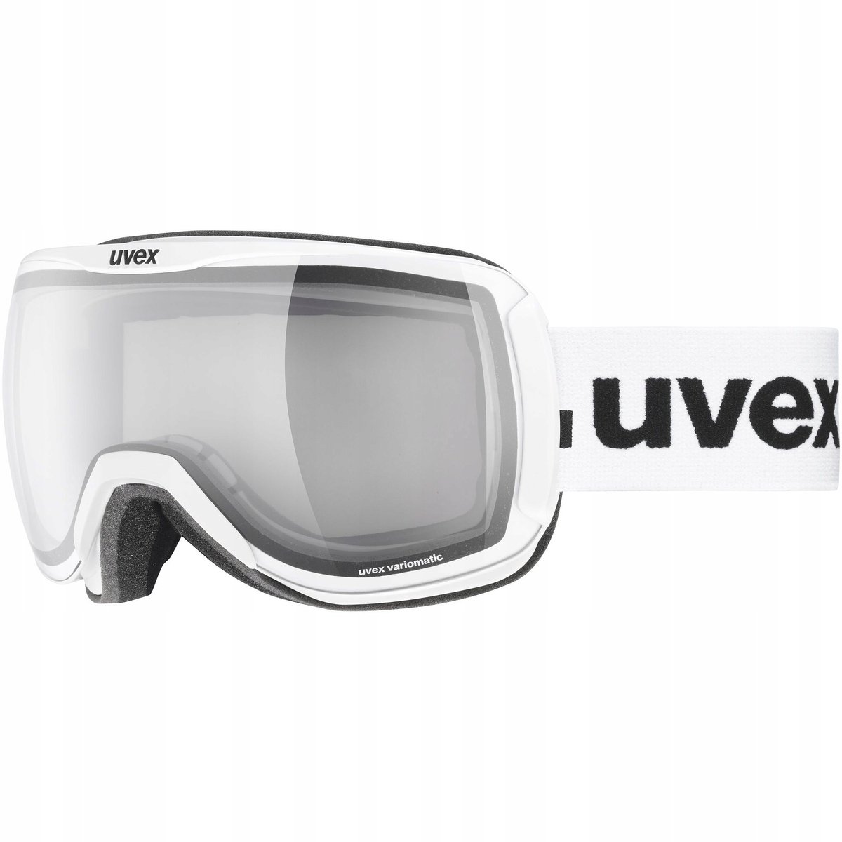 Uvex Downhill 2100 VPX Skibril Wit - Meekleurend & Anti-Condens