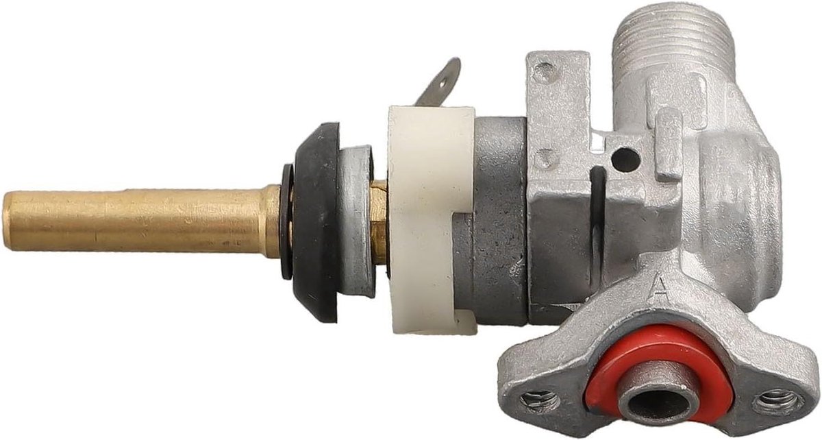 Veiligheidsklep Koper - Gasfornuis Ventiel - Verwarming Regelen - Lekvrije CNC - 10x3x3 cm