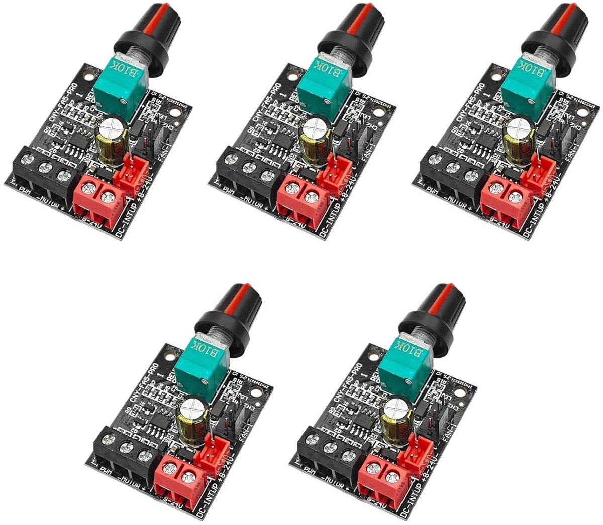 Motor Snelheidsregelaar - Borstelloze Module - Motoren Sturen - Brede Spanning Ingang - 5A Uitgang - Groen