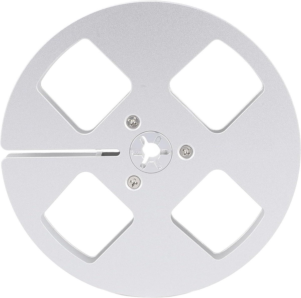Lege Tapespoel - Haspel Spoel - Analoge Opname - Aluminiumlegering - 5 Inch Diameter - Zilver