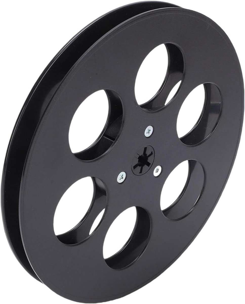 Lege Tapespoel - Opwikkelspoel Geluidsband - Analoge Opnames Maken - NAB Flens Winddichte Gaten - 7 Inch Diameter - Zwart