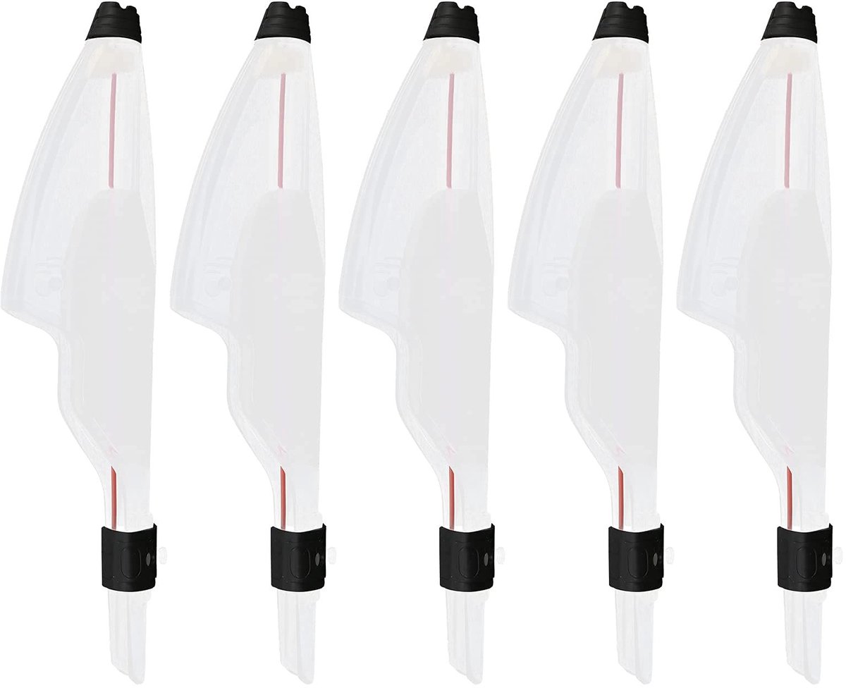 JHUBERS- Hengel Tip Protector Lichtgewicht - Hengel Accessoires - 5 Stuks - Duurzaam Kunststof - Verstelbaar - Bescherming Hengelpunt - Hengel Puntdop