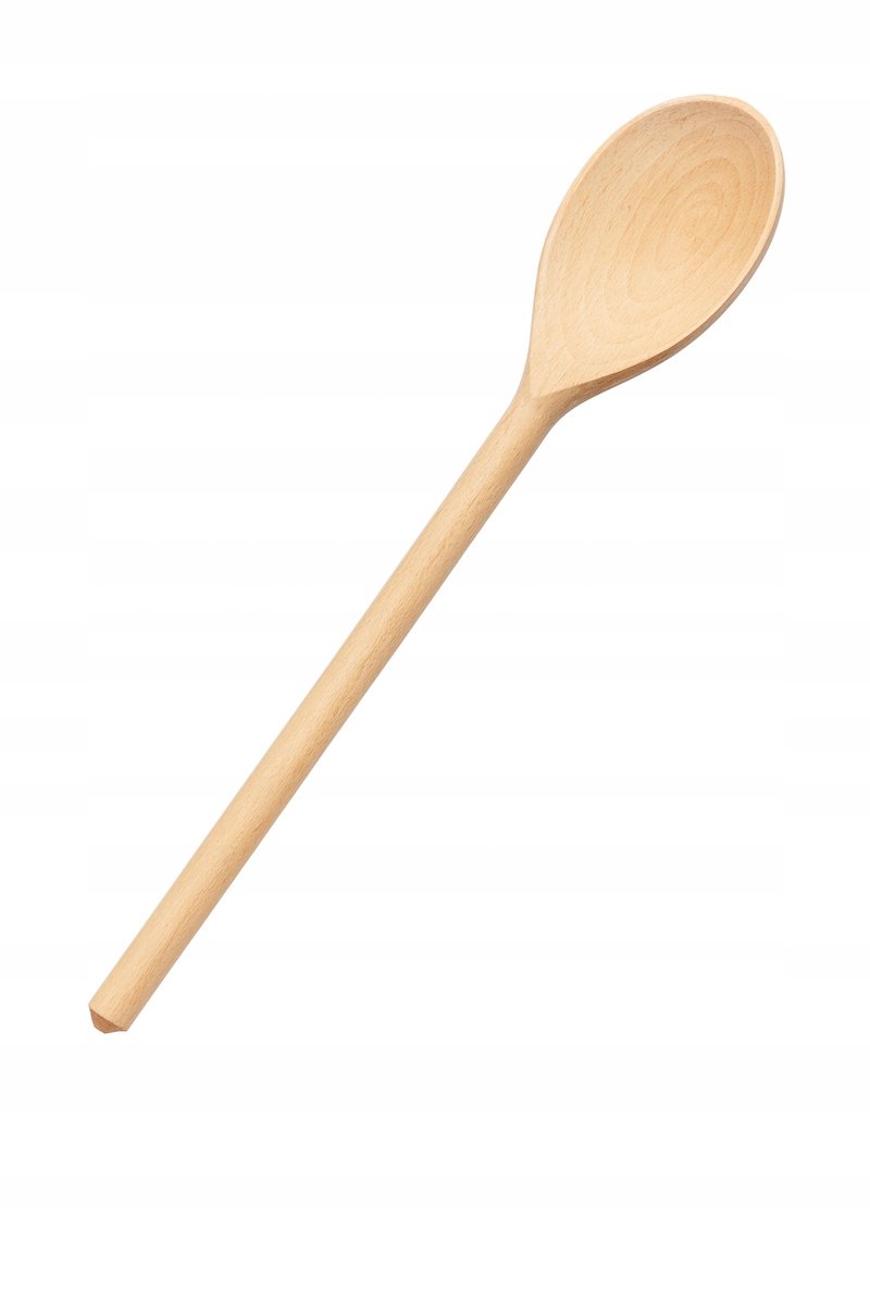 Zweedse Houten Lepel Ovaal 25 cm - Natuurlijk en Duurzaam Keukengerei