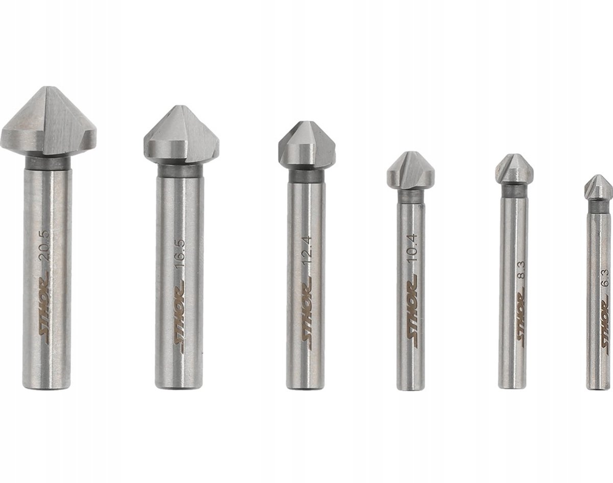 Sthor Verdipingboren Metaal HSS 6,3-20,5mm 6-delige set