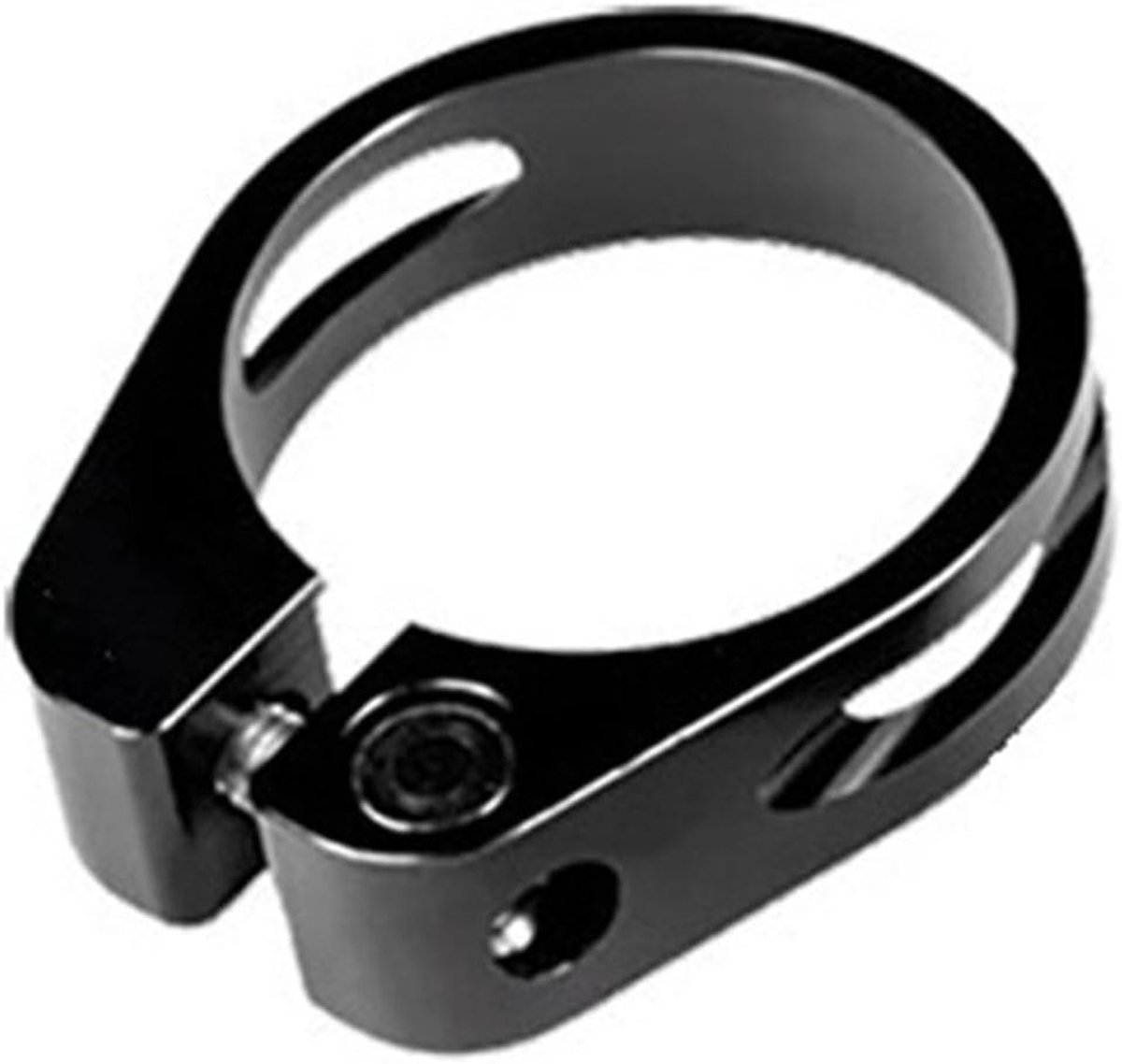 Fietszadelklem - Zadelpenklem - Fiets Zadel Verstellen - Quick Release Ontwerp - 37 mm - Zwart