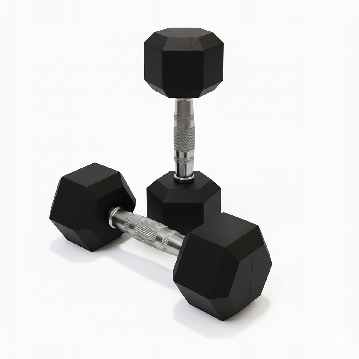 Gegomineerde gietijzeren dumbbells 2x6kg - Perfect voor fitness