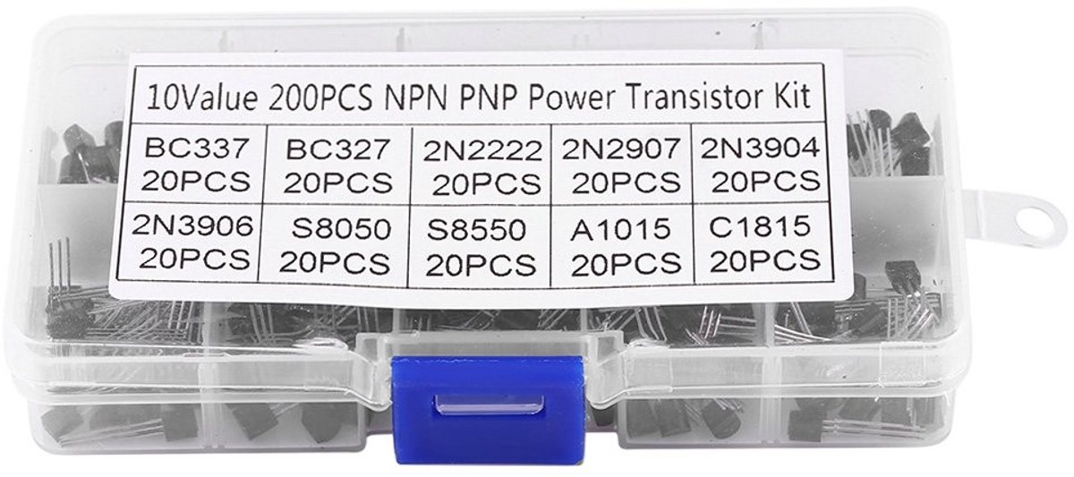 Dailygoods - Assortiment Silicium Transistors NPN PNP voor Elektronica Projecten