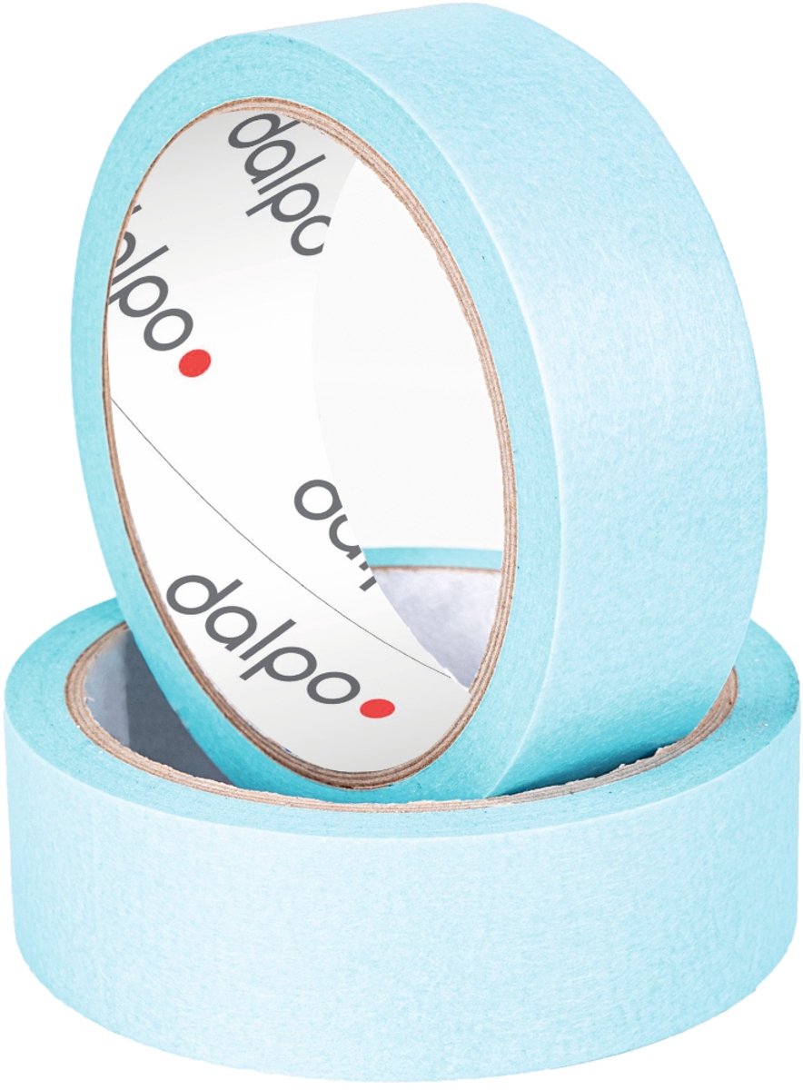 6x Washi Premium Delicate Schilderstape Blauw 30mm x 25m