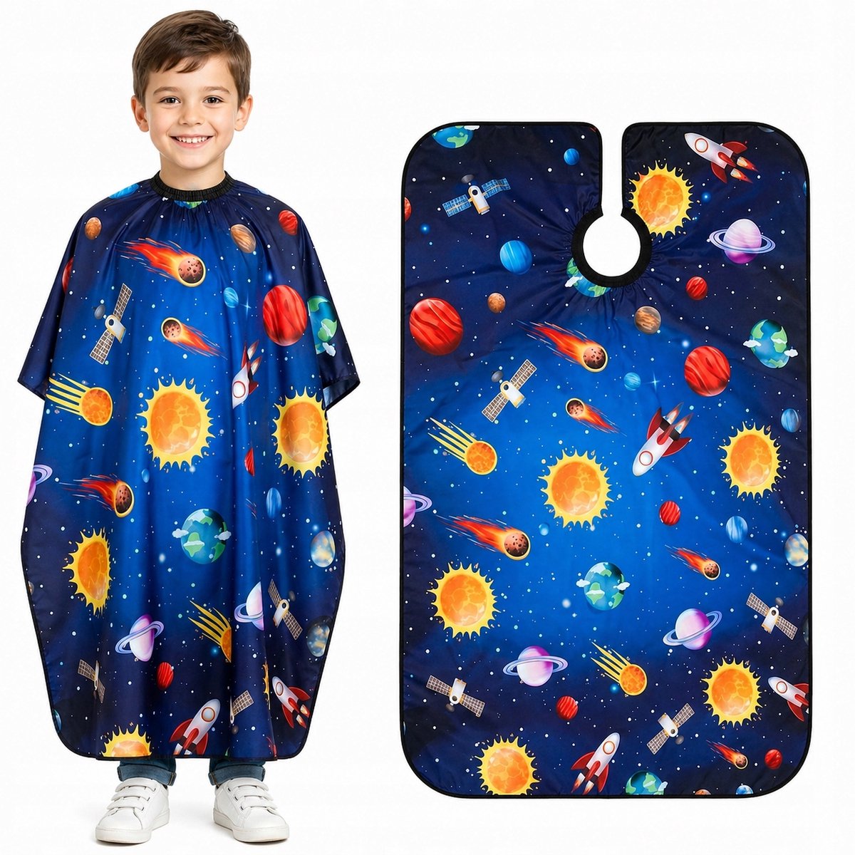 Professionele Kapmant Kapper 135x155cm - Antistatisch & Comfortabel