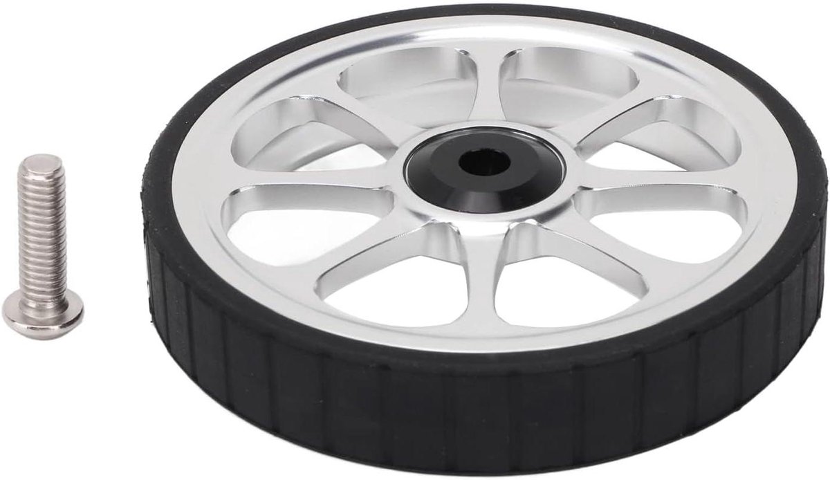 Vouwfiets Wiel - Extra Wiel - Fiets Onderhoud - Verbreed Lager - 82mm - Zilver