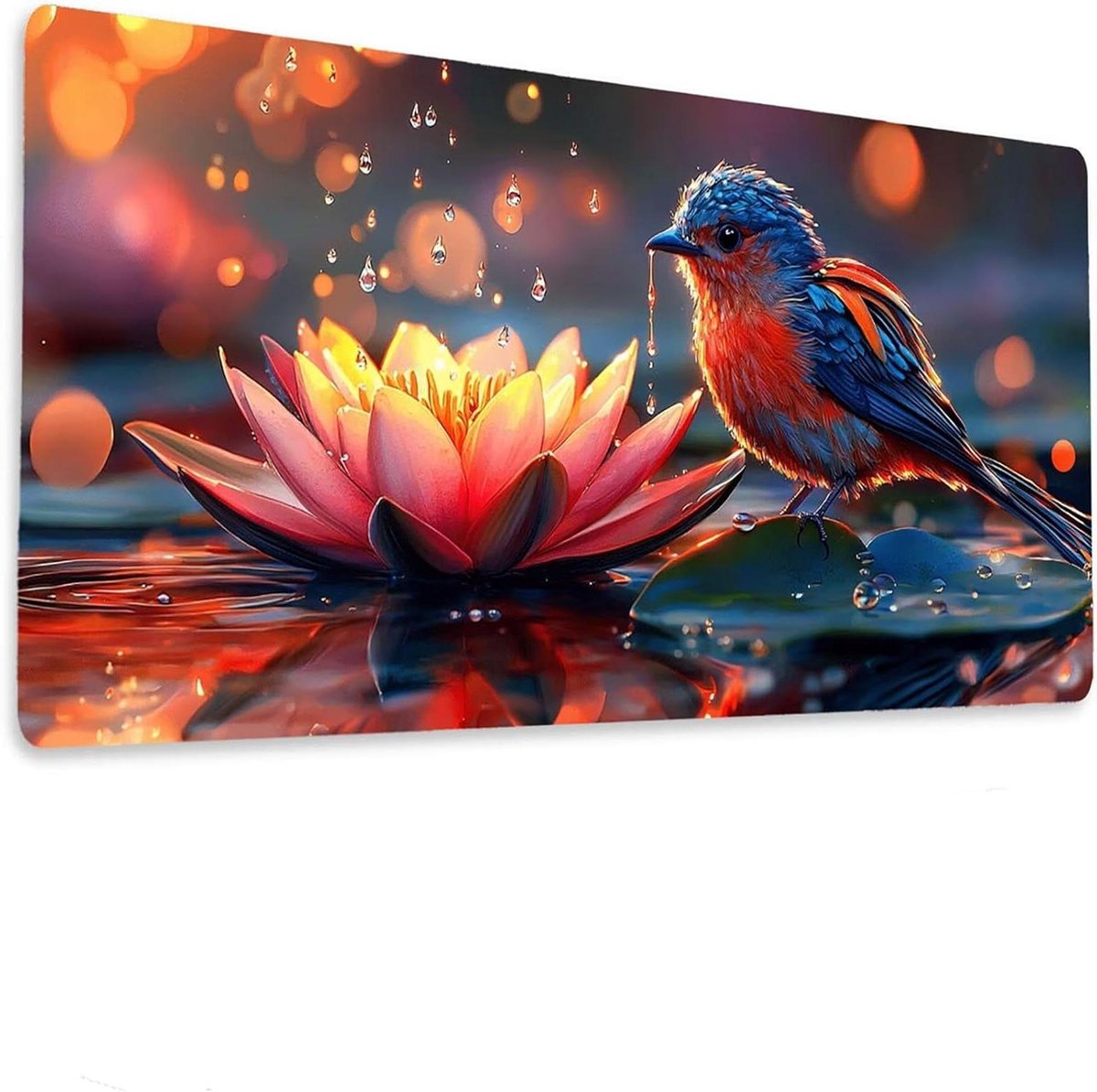 Grote Muismat - Bureauonderlegger Toetsenbord - Comfortabel Werken - Waterdicht Antislip - 140x70 cm - Meerkleurig