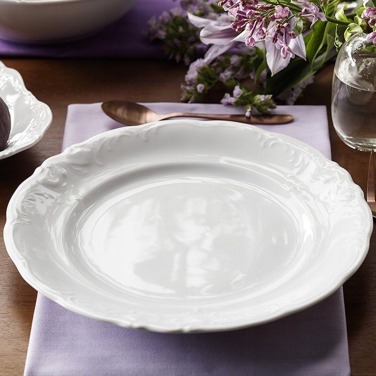 Chodzież Fryderyka Bord 19 cm - Porselein, Wit, 2e Keus